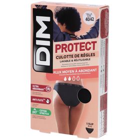 Dim® Menstruationsslip Logo Medium Schwarz