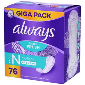 Always Daily Fresh Slipeinlagen Normal 0 % Parfüm