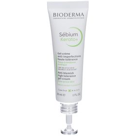 BIODERMA Sébium Kerato+ Gel crème anti-imprefections haute tolérance