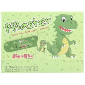 PapirElla Pflaster für Kinder – Dinosaurier, 2 Größen