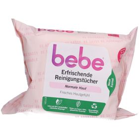 bebe® Lingettes nettoyantes rafraîchissantes à l'eau de rose