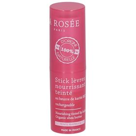 LA ROSÉE Stick lèvres nourrissant teinté rechargeable