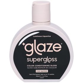 Glaze Supergloss Luminous Liquorice Soin Gloss Colorant Noir Intense
