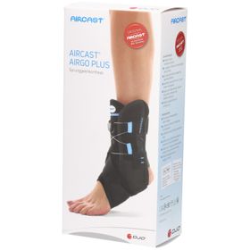 AIRCAST® Airgo Plus – Knöchelschiene – Größe L – Links – Schwarz