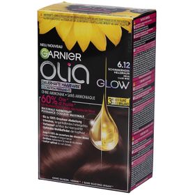 GARNIER Olia Coloration permanente 6,12 Châtain très clair cendré