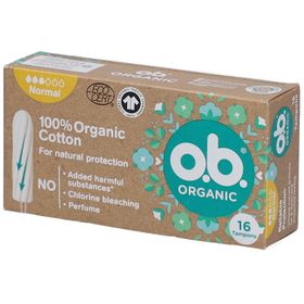 O.B® Bio-Tampons aus Bio-Baumwolle - Normal