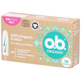O.B® Bio-Tampons aus Bio-Baumwolle - Mini