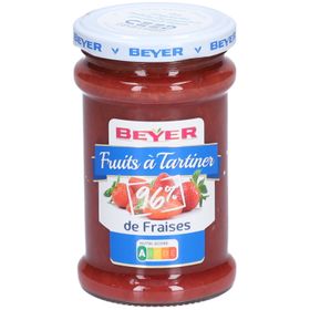 Beyer Fruits à Tartiner 96% de Fraises