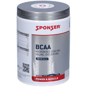 Sponser BCAA-Kapseln im Verhältnis 3:1:1 – Leucin, Valin, Isoleucin