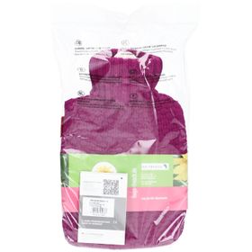 FROSCH Wärmflasche PVC Plant 1.8l Bio Strick Himb