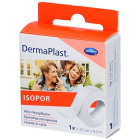 DERMAPLAST ISOPOR 1.25cmx9.2m Non-tissé blanc