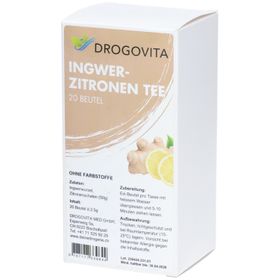 Drogovita Tisane de gingembre citron