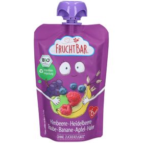 FruchtBar Compote Bio Fruits Rouges & Céréales Sans Sucre Ajouté