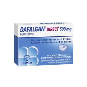 DAFALGAN Direct Schmelztabl 500 mg Ds 16 Stk