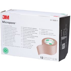 3M Micropore™ Sparadrap chirurgisch beige 2,5 cm x 9,1 m