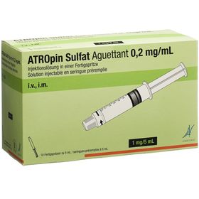ATROPIN SULFAT Aguettant 1 mg/5ml 10 x 5 ml
