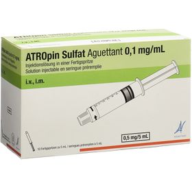 ATROPIN SULFAT Aguettant 0.5 mg/5ml 10 x 5 ml