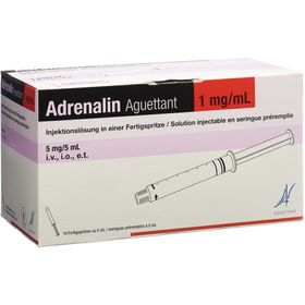 ADRENALIN Aguettant 5 mg/5ml 10 Fertspr 5 ml