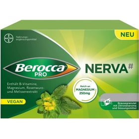 Berocca PRO NERVA granulés effervescents avec magnésium 250 mg