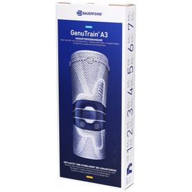 Bauerfeind GenuTrain® A3 Kniebandage Größe 5 Titan Rechts