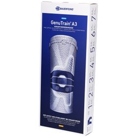 Bauerfeind GenuTrain® A3 Kniebandage Größe 3 Titan Links
