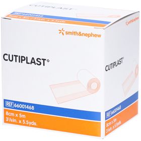 CUTIPLAST Wundpflaster 8 cm x 5 m weiß
