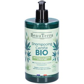 BeauTerra Shampoo mit Bio-Zertifikat - Hanf und Aloe Vera