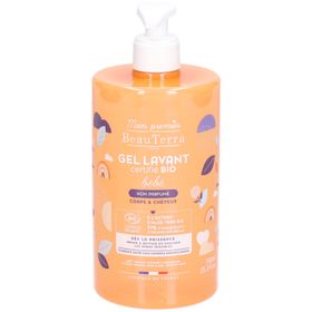 BeauTerra Gel Lavant Certifié Bio - Bébé Non Parfumé