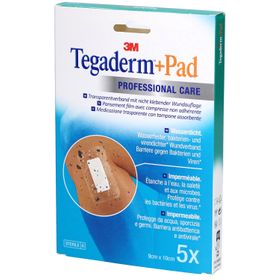 3M Tegaderm™ + Pad pansement film avec compresse non adhérente 9 x 10 cm