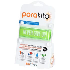 PARAKITO Armband Erwachsene Never Give Up grün