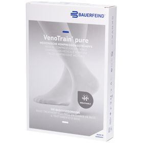 Bauerfeind VenoTrain Pure AD CCL2 M n/l Kniestrümpfe mit offenem Fuß, beige