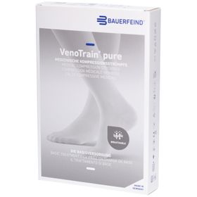Bauerfeind VenoTrain Pure AD CCL2 M p/l Kniestrümpfe mit geschlossenem Fuß, schwarz
