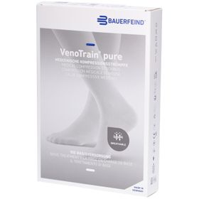 Bauerfeind VenoTrain Pure AD CCL2 M p/l Kniestrümpfe mit offenem Fuß, schwarz