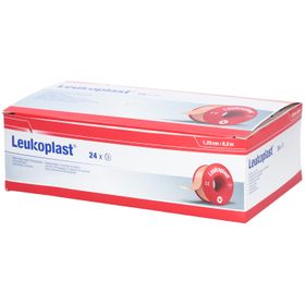 LEUKOPLAST Fixierpfla 9.2mx1.25cm hf o Ring 24 Stk