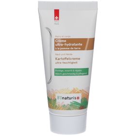 BIOnaturis Crème Ultra-Hydratante à la Pomme de Terre Mains Mains, Pieds, Corps