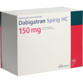 DABIGATRAN Spirig HC Kaps 150 mg 180 Stk
