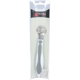 HERBA Râpe à callosités Softtouch poignée ergonomique gris