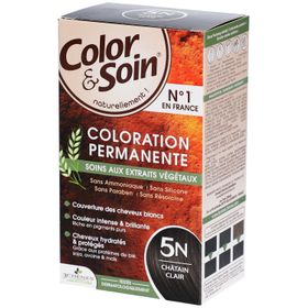 Color & Soin® Dauerhafte Haarfarbe 5N Strahlendes Hellbraun