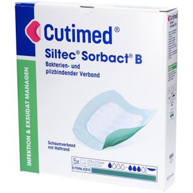 CUTIMED Siltec Sorbact 17,5 x 17,5 cm