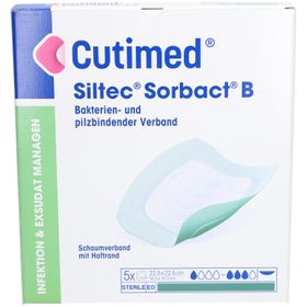 CUTIMED Siltec Sorbact 22,5 x 22,5 cm