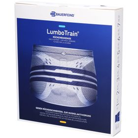 BAUERFEIND® LumboTrain® Rückenbandage Straight Größe 4 Titan
