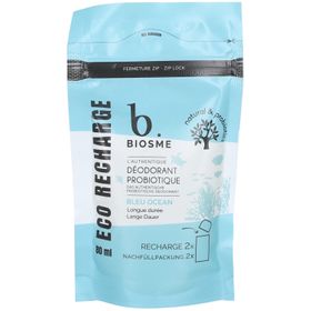 BIOSME Déodorant Probiotique Bleu Océan Recharge Éco