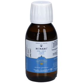 MINAMI EPA+DHA Liquid – Oméga-3 & Vitamine D goût orange