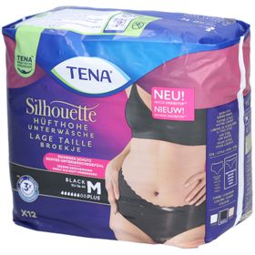 TENA Silhouette Niedrige Taille Schwarz
