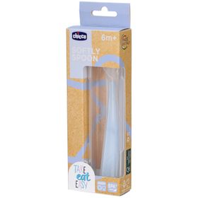 Chicco Softly Spoon Cuillère en Silicone 6m+ Bleu