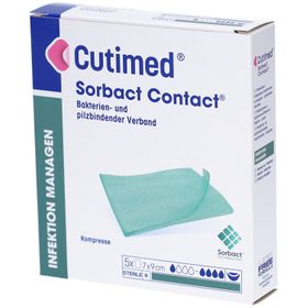 Cutimed Sorbact Contact Kompresse 7x9 cm