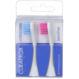 Curaprox Hydrosonic Sensitive Bürstenköpfe - 2er-Pack Nachfüllpacks