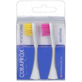 Curaprox Hydrosonic Sensitive Bürstenköpfe - 2er-Pack Nachfüllpacks