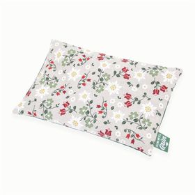 HIMMEL Coussin pour enfants « Prairie fleurie » aux pépins de raisin, vert ciel, 30 x 20 cm