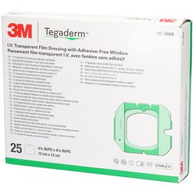 3M Tegaderm Transparenter IV-Filmverband 12 x 12 cm